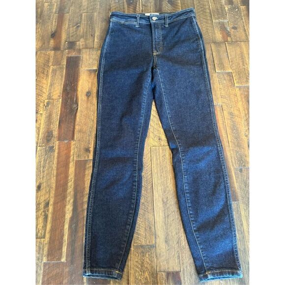 Everlane jeans size 28 the way high skinny jeans dark wash organic cotton - Picture 1 of 8